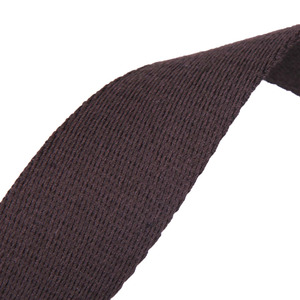 Fettuccia di cotone in saia nera 38mm 3/4 pollici 25mm a spina di pesce - Product Image 6