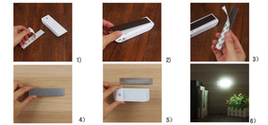 Smart Home LED Nachtlicht PIR Infrarot-Bewegungs sensor USB Wiederauf ladbare moderne Kinder Baby zimmer Korridor Schrank Beleuchtung ABS - Product Image 3