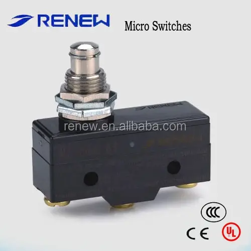 RZ-15GQ-B3 tipo de montaje en panel émbolo micro switch/micro switch 15a/T85 interruptor micro