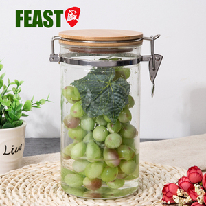 Fiesta swing frascos de vidrio de almacenamiento, clip de vidrio, frascos decorativos frascos de vidrio de alimentos - Product Image 3