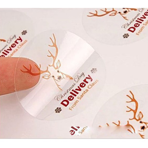 Étiquette autocollante pour bouteille de vin/whisky, autocollant pour sceau de bouteille, rouge à lèvres transparent, étiquette de tapis de yoga, vente en gros - Product Image 2