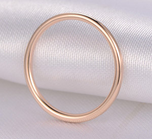 PLW029 2018 Personnaliser 18k14k de Fiançailles en or Rose bague De Mariage pour les femmes