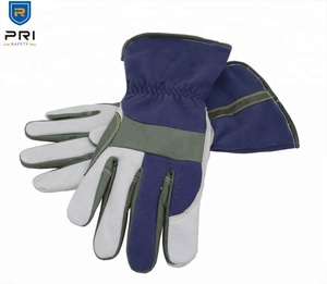 PRI Goatskin Tigถุงมือช่างเชื่อมไฟฟ้า,ถุงมือนิรภัยทนต่อแฟลชไฟความร้อน