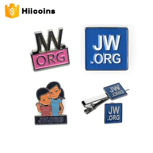 Grosir Pabrikan Tiongkok Enamel JW.ORG Pin Lapel Kustom