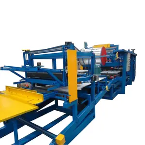 Pu eps sandwich panels Machinery manufacturer ce fully automatic eps or rockwool 20 ton 2 years online support