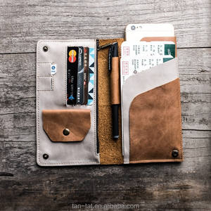 Crazy Horse-billetera de cuero para hombre, billetera - Product Image 1