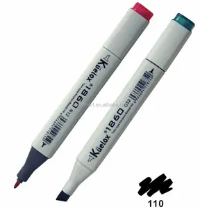 Kuelox 1680 professional art markers Set หัวศิลปิน sketch drawing marker เครื่องดื่มแอลกอฮอล์สำหรับอุปกรณ์ศิลปะ