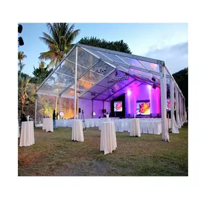 2018 Best Selling Clear Wall Stretch Waterproof Wedding Tents For 200 People