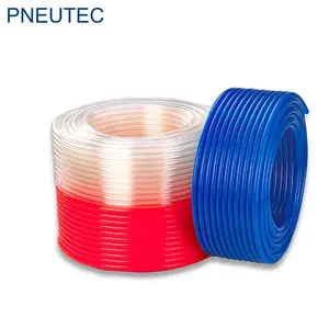 Tube en polyuréthane pneumatique, gratuit échantillon bleu, couleur nette, 6mm, 8mm, 10mm, 12mm, 16mm, Tube en polyuréthane pour transfert de l'air