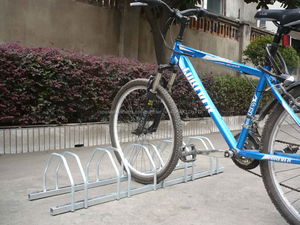 Piso al aire libre montado lateral doble Aparcamiento rack <span class=keywords><strong>para</strong></span> bicicleta - Product Image 2