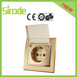 Sirode universal 2 <span class=keywords><strong>P</strong></span> para socket color de lujo de diseño de pared eléctrico socket - Product Image 5