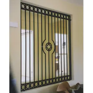 indoor wrought iron window grates design