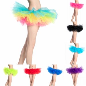 Nueva Llegada, <span class=keywords><strong>Falda</strong></span> Tutú de 5 <span class=keywords><strong>Capas</strong></span>, Color Rosa, para Danza, Económica, para Adultos - Product Image 2