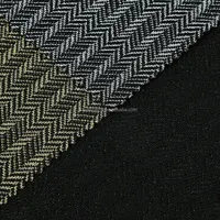 Fancy Wave Phong Cách Kim Loại Jacquard Polyester Spandex Đan Vải