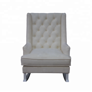 Hot Koop Woonkamer Meubels Fancy Vrijetijdsbesteding Sofa Schommelstoel Met Voetsteun Poef