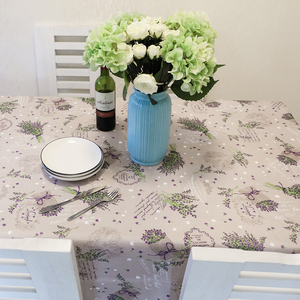 Resistant Buffet <strong>Table</strong> Cloths Wholesale Wedding Stain Tablecloth <strong>Table</strong> Cover <strong>Protection</strong> Against Stain Polyester / Cotton Square - Product Image 5