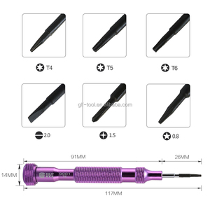 Destornill ador Macbook BESTOOL 6-teiliges magnetisches Torx-Pentalobe-Phillips-Schraubendreher-<span class=keywords><strong>Set</strong></span> für die Reparatur von Mobiltelefonen - Product Image 2