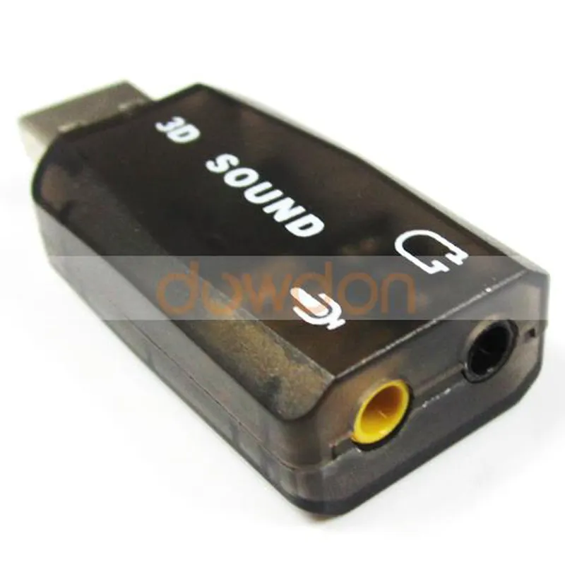 USB del Computer Audio Adattatore Esterno 3D 5.1 Scheda Audio