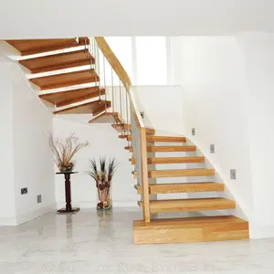 Pvc 楼梯扶手塑料覆盖木楼梯