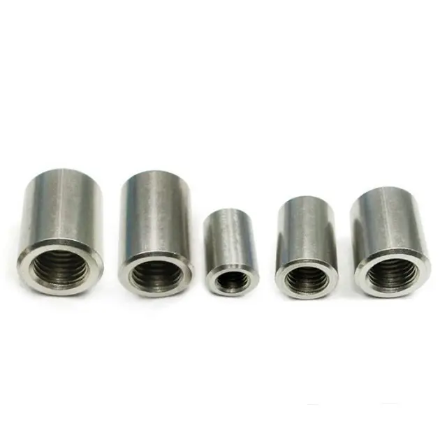 long hex coupling nut round coupling nut threaded round nuts