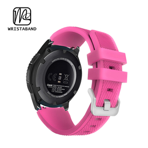 Para <span class=keywords><strong>Samsung</strong></span> <span class=keywords><strong>Gear</strong></span> <span class=keywords><strong>S3</strong></span> reemplazo caucho silicona Watch Band <span class=keywords><strong>Correa</strong></span> nueva llegada suave <span class=keywords><strong>Correa</strong></span> - Product Image 4