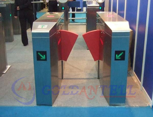 Sistema de controle bidirecional da segurança do portão, passagem de aço inoxidável através da porta, superfície do turnquete - Product Image 3