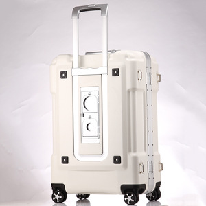 Sac à roulettes universel en aluminium ABS de qualité supérieure, <span class=keywords><strong>valise</strong></span> à roulettes, porte-gobelet caché multifonctionnel et à compartiment parapluie - Product Image 2