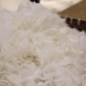 Trung Quốc Thực Hiện Bán Buôn Giá Rẻ Xuống Comforter 100% Xuống Máy Có Thể Giặt Ngỗng Lông Xuống Tự Nhiên Trắng Ngỗng Lông - Product Image 6