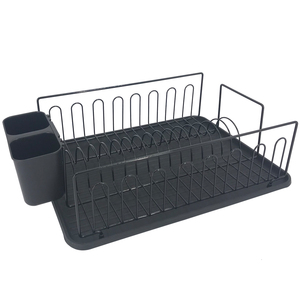 Escurridor de Platos Multifuncional para Esquina de Cocina con Recubrimiento en Polvo, Soportes y Estantes de Almacenamiento para Estante No Plegable - Product Image 3