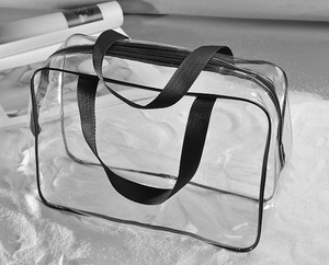 Bolsa de cosméticos transparente, pequeña, ecológica, para viaje en <span class=keywords><strong>casa</strong></span>, acampada, venta al por mayor - Product Image 5