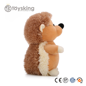 Miglior prezzo promozionale giocattolo di alta qualità Super morbido peluche peluche peluche animale, simpatico divertente <span class=keywords><strong>riccio</strong></span> di pelliccia nera con il naso lungo - Product Image 2