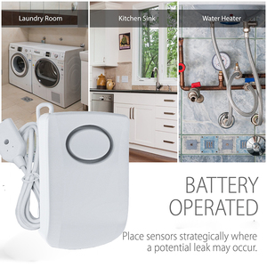 Highly Sensitive Home Security Water Leak Alert <strong>Flood</strong> Alarm <strong>Detector</strong> High Sensirtive Water Flow Detection Sensor Cable - Product Image 3