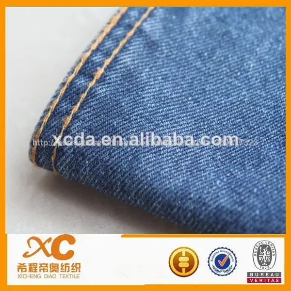 13.5oz tecido de algodão denim spandex do algodão tecido empresa têxtil