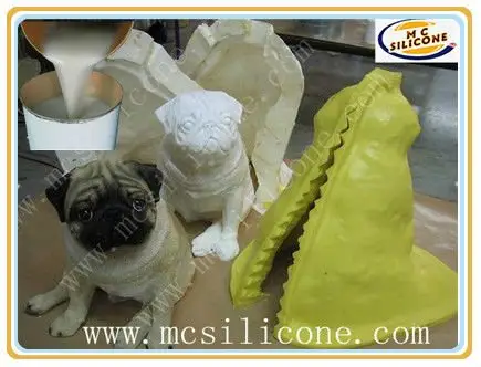 Material de caucho de silicona líquida fabricación de moldes Escultura