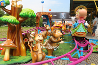 Attraction Famille Amusement Manèges Train Électrique Coulissant Dragon Pas Cher Montagnes Russes à Vendre
