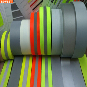 Infrared clear high visibility reflective fabric tape