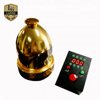 Agitateur de dés automatique de luxe en métal fait main pour Sic Bo avec lecteur électronique