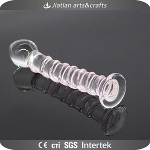 Dildo en verre vibrant fait à la main qui s'illumine - Product Image 6