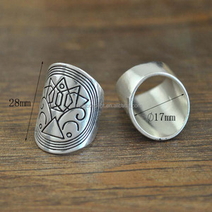 High Quality Indian Textured <strong>Ring</strong> Antique Metal <strong>Boho</strong> <strong>Ring</strong> Big Stone <strong>Ring</strong> - Product Image 5