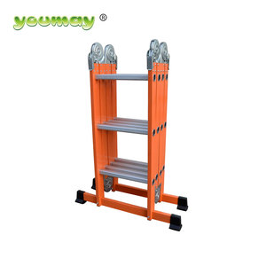 De aluminio del hogar portátil escalera plegable comparación - Product Image 3