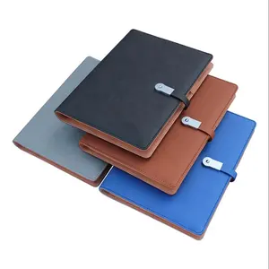 Power Bank Diary Planner Kulit Notebook dengan Built In Power Bank dan USB Flash Drive