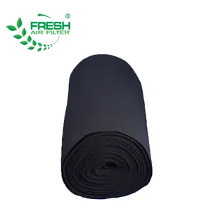 Pre filter media roll activated carbon air filter cloth carbon active filter