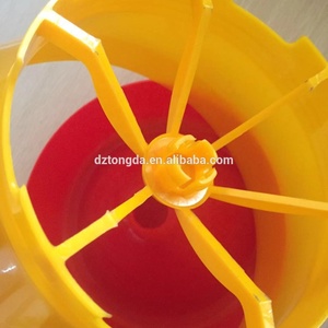 Bebek tavuklu beslenmesi yuvarlak yerçekimi akış besleyici civcivler için plastik besleyici - Product Image 5