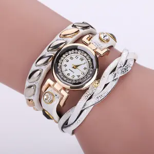 Jam Tangan Gelang Wanita, Jam Tangan Wanita Mode Aloi dengan Berlian LNW048