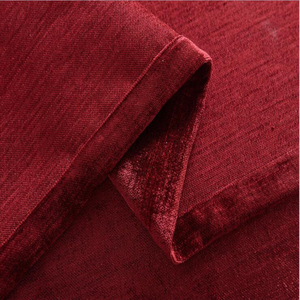 <span class=keywords><strong>Tende</strong></span> di Lusso in Ciniglia <span class=keywords><strong>Bordeaux</strong></span> per il Soggiorno con Drappeggi - Product Image 4