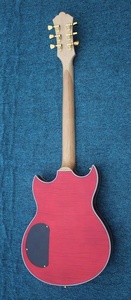 <span class=keywords><strong>Chitarra</strong></span> Elettrica Weifang Rebon a 6 Corde, Modello LP Double Cut, Colore Rosso Vino - Product Image 5