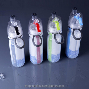 De doble pared con aislamiento PE plástico botella de <span class=keywords><strong>agua</strong></span> rociador de la niebla - Product Image 6