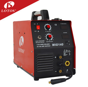 Lotos MIG140 máquina precio <span class=keywords><strong>de</strong></span> fábrica CO2 soldadura <span class=keywords><strong>de</strong></span> aluminio SS <span class=keywords><strong>140</strong></span> <span class=keywords><strong>AMP</strong></span> MIG soldador máquina con la antorcha libre - Product Image 1