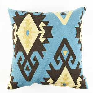 เบาะปักลายตุรกี Kilim,ผ้าคลุมเบาะ45X45สำหรับตกแต่งสไตล์พื้นเมือง - Product Image 4
