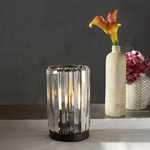 New product ideas Wholesale LED crystal table lamp dimmable luxury bedside table lamp ETL32019